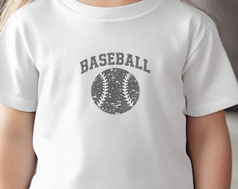Baseball Vintage Ball toddler tee | Kids Sports Shirt
