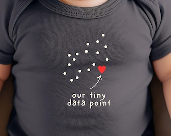 Data Science "tiny data point" Infant Bodysuit | Nerdy Math Statistics Gift