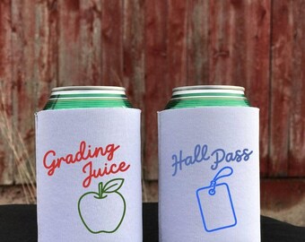 Teacher Appreciation Can Cooler | Funny End-of-Year School Gift
