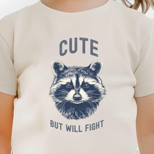 Cute Raccoon Toddler Tee, Trash Panda Funny Kids T-Shirt, Animal Graphic Shirt, Gift for Toddlers, Birthday Gift for Kids, Animal Lovers