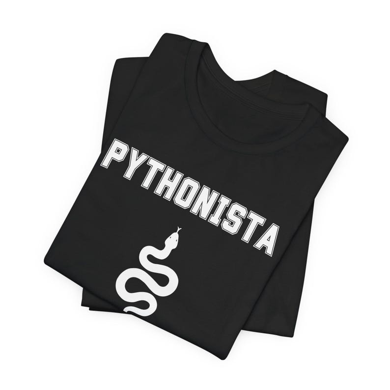 two black t - shirts with white letters on them