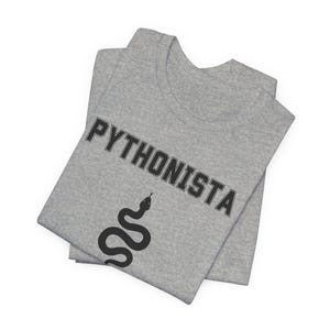 Camiseta Pythonista: Divertida camiseta de programador - Mezcla de algodón suave imagen 4
