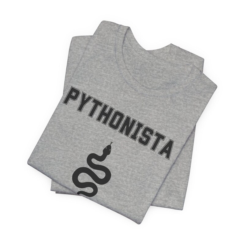 Camiseta Pythonista: Divertida camiseta de programador - Mezcla de algodón suave imagen 4