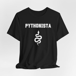 Camiseta Pythonista: Divertida camiseta de programador - Mezcla de algodón suave imagen 3