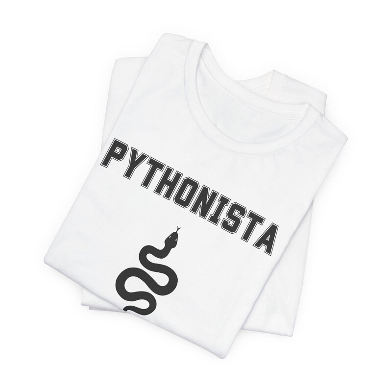 Camiseta Pythonista: Divertida camiseta de programador - Mezcla de algodón suave imagen 2