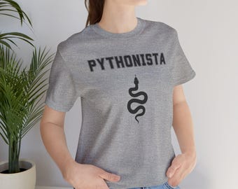 Pythonista Tシャツ：面白いプログラマーシャツ - ソフトコットンブレンド