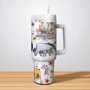 Original Winnie The Pooh 40 Unzen Becher, klassische Winnie The Pooh inspirierte Metallbecher 40 Unzen Becher, Winnie The Pooh Becher 40 Unzen