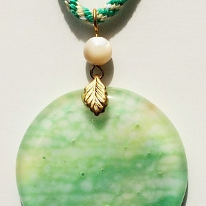 Tropical glass pendant image 2