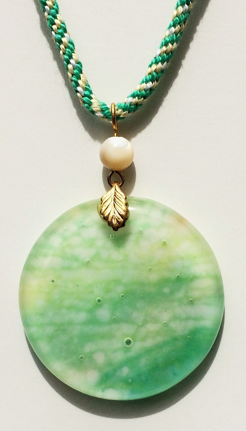 Tropical glass pendant image 2