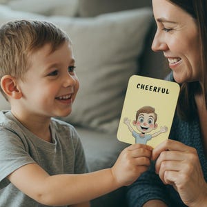 48 Feeling Flash Cards for Emotional Regulation | Kids & Adults Emotion Cards Printable | CBT DBT Therapy Tools | Social Emotional Learning