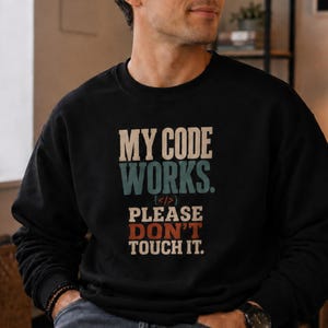 Funny Programmer Sweatshirt, Software Engineer Gift, Coder Sweatshirt, Coding Crewneck, Developer Gift, Computer Science Gift, Tech Nerd