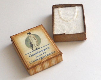 1/12 Scale Miniature Victorian Gentlemen's Vintage Undershirt