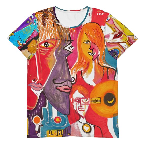 Music Fest 1 - All-Over Print Men's Athletic T-shirt