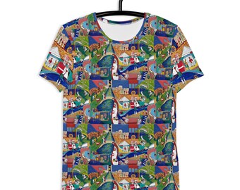 All-Over Print Men's Athletic T-shirt