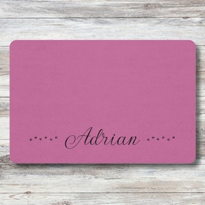 Personalized Pet Food Mat: Non-Slip Rubber Feeding Placemat