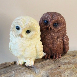 Chocolate Owl - 3D solid chocolate - Bird Watcher - Woodland Forest - handmade, hand painted - gift packaged - Woodland, Barn, Tawny, Hedwig