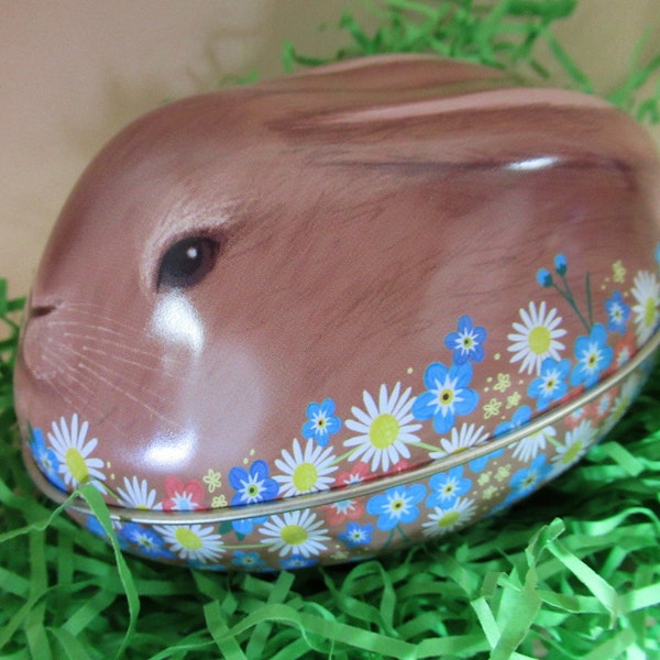 Bunny Rabbit Truffle Tin - six delicious, handmade, award winning Truffles packed into a beautiful vintage style tin - Easter, Springtime