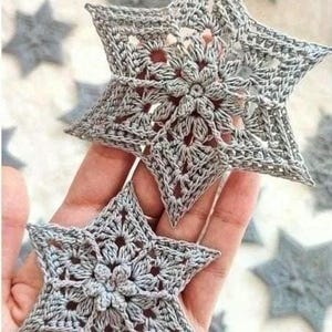 Patrón de crochet de copo de nieve