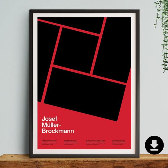 Swiss Style, Graphic Design, Josef Muller - Brockmann, Minimal