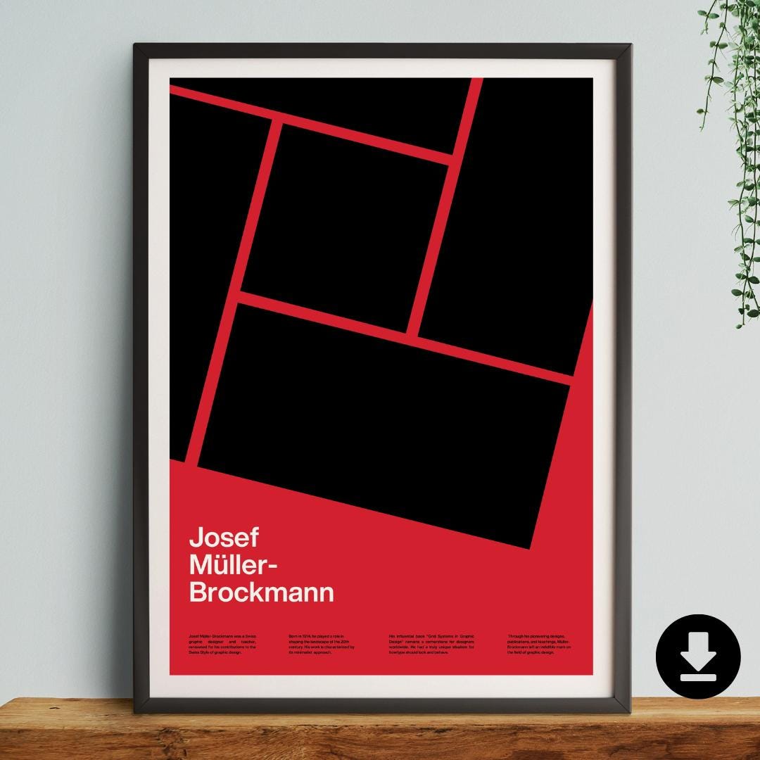 Swiss Style, Graphic Design, Josef Muller - Brockmann, Minimal
