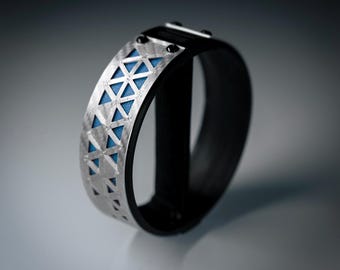 Sci-Fi Cyberpunk Floating Bracelet: UV Reactive PLA Plastic