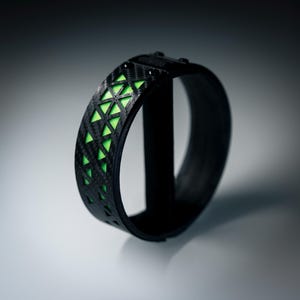 Sci-Fi Cyberpunk Bracelet | Cuff, Band, Bangle, Gear, Armlet | Cosplay, Gift, Sci-Fi, Cyberpunk, props