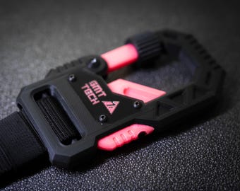 Sci-Fi Carabiner Clip: Cyberpunk Cosplay Gear, UV Reactive