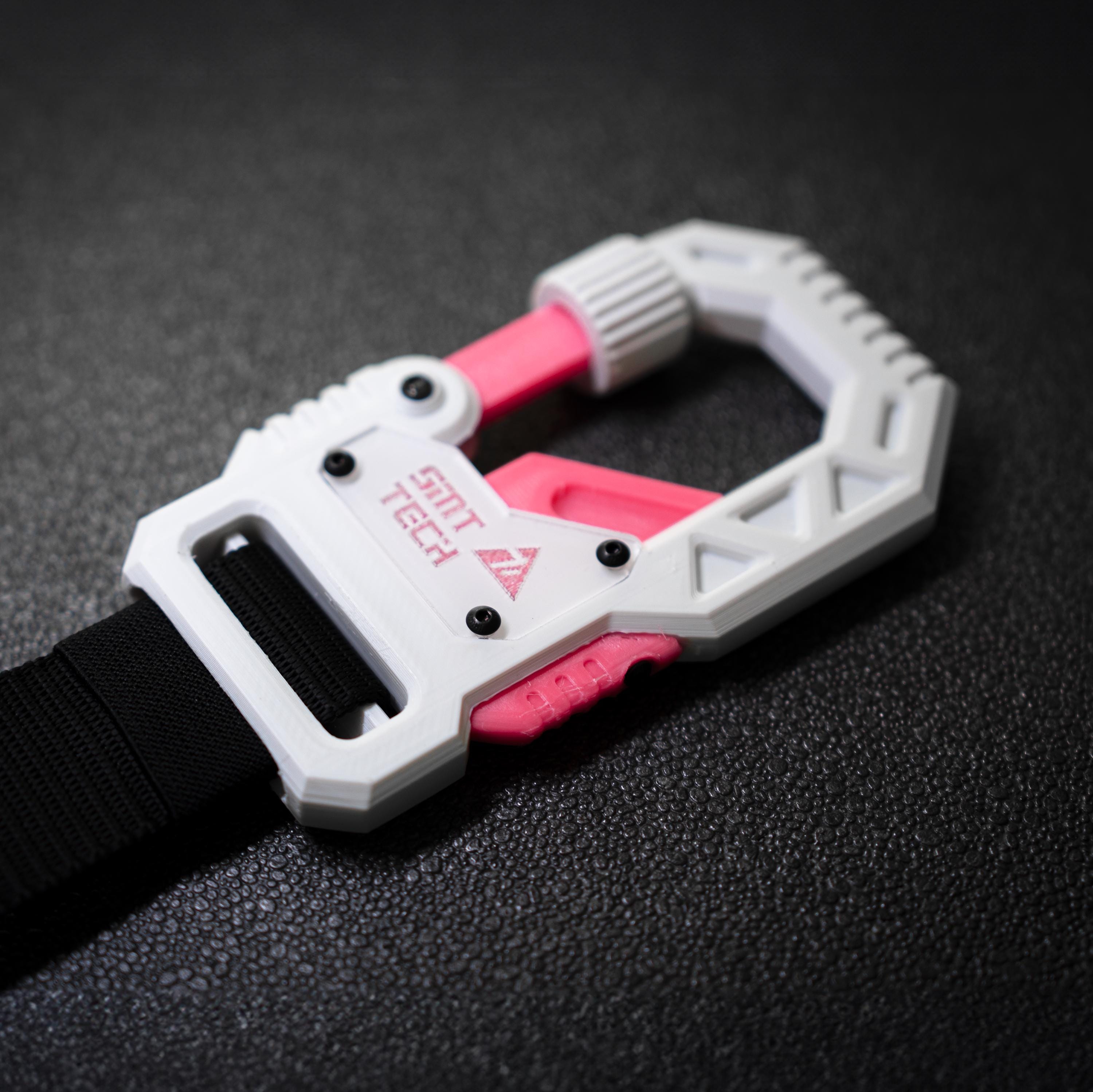 Sci-Fi Cyberpunk Carabiner | Clip, Hook, Snap, Gear, Connector | Cosplay, Gift, Sci-Fi, Cyberpunk, props