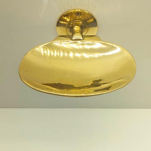 Unlacquered solid brass Soap dish, Bathroom soap holder, Wall Soap Holder, Handcrafted Brass Soap Dish.