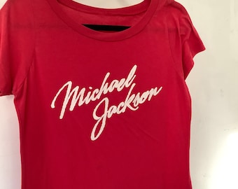 Medium Vintage Michael Jackson tshirt/retro Tshirt/tshirt/vintage rock tshirt/Rare t shirt/Classic hip hop t shirt/Michael jackson autograph