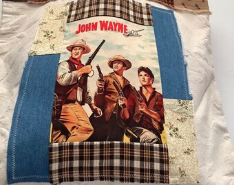 John Wayne Cotton Tote Bag/Monument Valley Market Bag/Repurposed Market Bag/Canvas tote/Grocery tote bag/No Plastic bags/John Ford/Rio Bravo