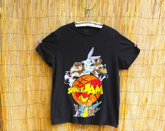 ヴィンテージ希少✨️スペースジャム 主演記念 マイケル・ジョーダンTシャツ 1990s NIKE バグスバニー Tシャツ | ヴィンテージ - レディース