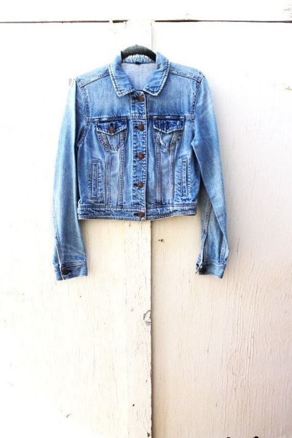 Small Jean Jacket/Upcycled Desperately Seeking Sus