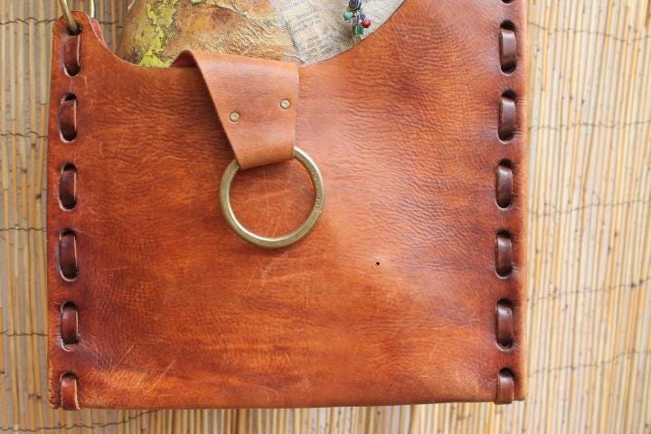 RARE Vintage Munoz Vrandecic Leather Purse/munoz Vrandecic