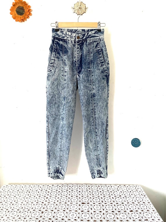 90s Paris Blues Stone-washed Denim Jeans/Ziggy Sta