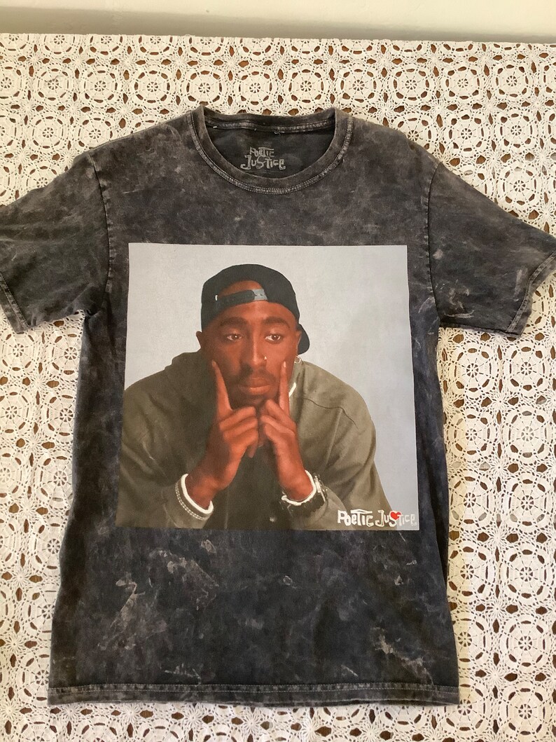 Poetic Justic Vintage tshirt/retro Tshirt/tshirt/vintage rock tshirt/Rare t shirt/Classic hip hop t shirt/Tupac Amaru Shakur/2Pac/Makaveli image 8