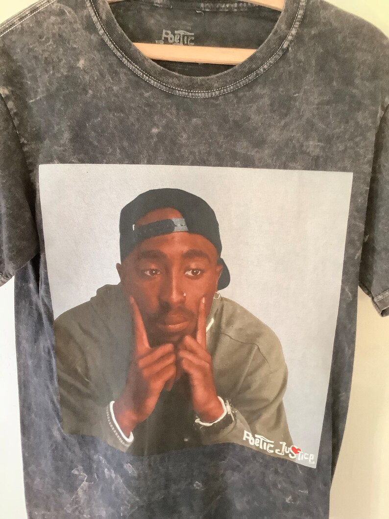 Poetic Justic Vintage tshirt/retro Tshirt/tshirt/vintage rock tshirt/Rare t shirt/Classic hip hop t shirt/Tupac Amaru Shakur/2Pac/Makaveli image 5