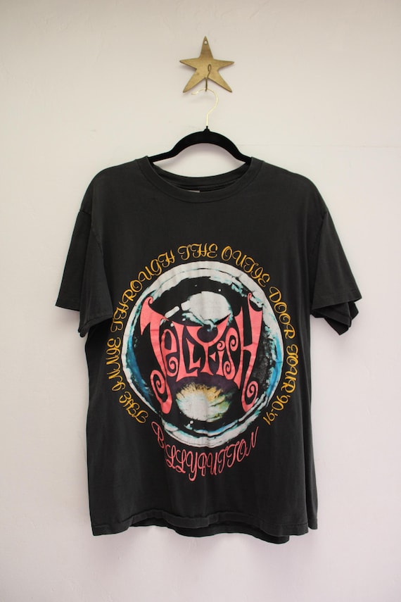 Jellyfish tour Tシャツ 当時物 Rare Jellyfish Band T-shirt Vintage 1990 Bellybutton Tour - Etsy