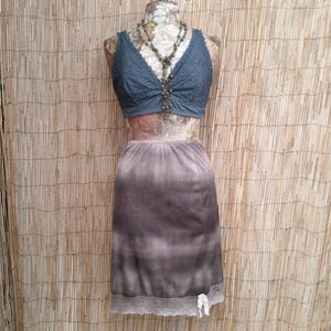 Medium Tie Dye Skirt/Chocolate Rose Vintage Skirt/Upcycled Clothing/Hippie Tie Dye Skirt/Tie Dye Flowing Skirt/Upcycled Skirt/French Fairy