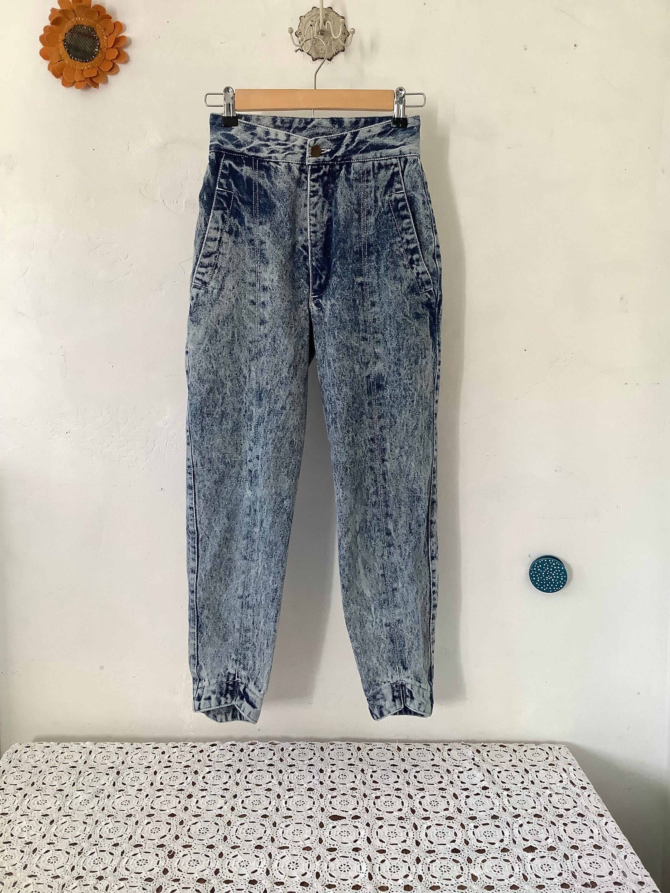 DEADSTOCK - Vintage 90s/Y2K Blue Stone Washed JONES NEW YORK SPORT High Waisted Denim Jeans - 6