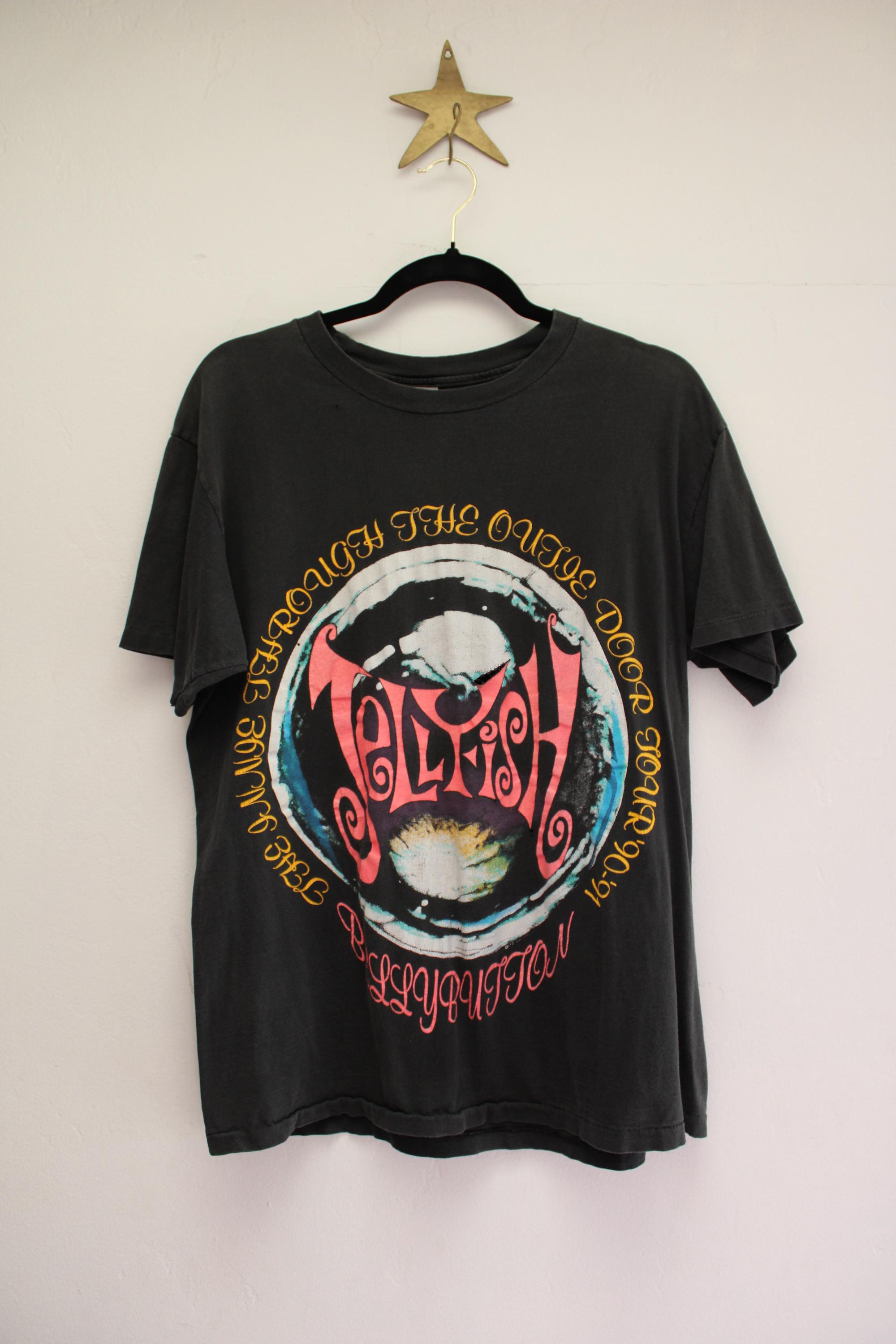 Rare Jellyfish Band T-shirt Vintage 1990 Bellybutton Tour - Etsy