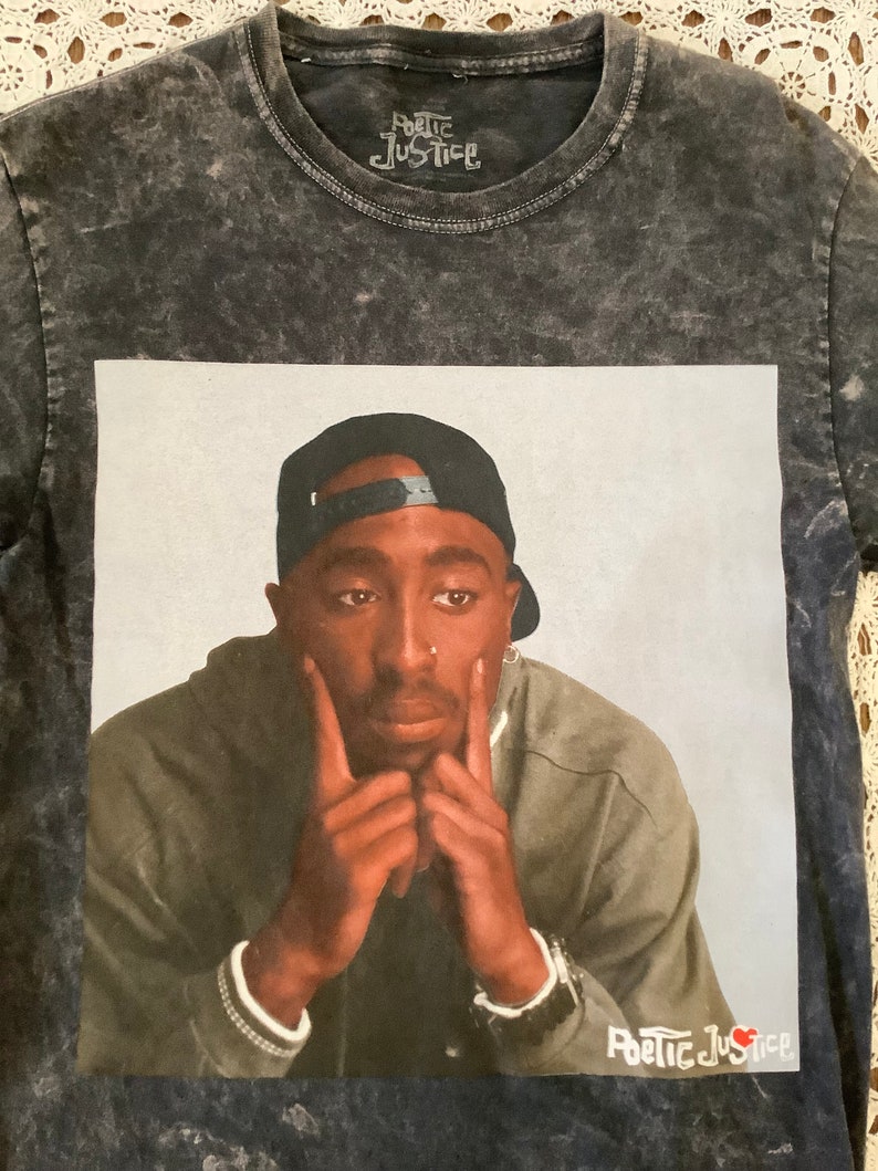 Poetic Justic Vintage tshirt/retro Tshirt/tshirt/vintage rock tshirt/Rare t shirt/Classic hip hop t shirt/Tupac Amaru Shakur/2Pac/Makaveli image 3