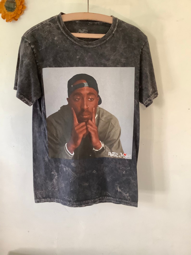 Poetic Justic Vintage tshirt/retro Tshirt/tshirt/vintage rock tshirt/Rare t shirt/Classic hip hop t shirt/Tupac Amaru Shakur/2Pac/Makaveli image 2