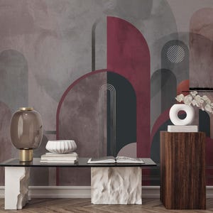 Betonbehang Elegance – Peel and Stick-muurschildering