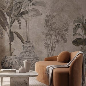 Palm Trees Tropical Wallpaper – Peel and Stick Wall Mural