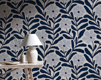 Watercolor Daisy Wallpaper – Peel and Stick Wall Mural