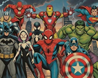 Avengers-kinderbehang – Peel-and-Stick superheldenbehang