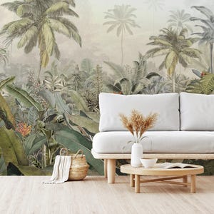 Palm Trees Tropical Wallpaper – Peel and Stick Wall Mural