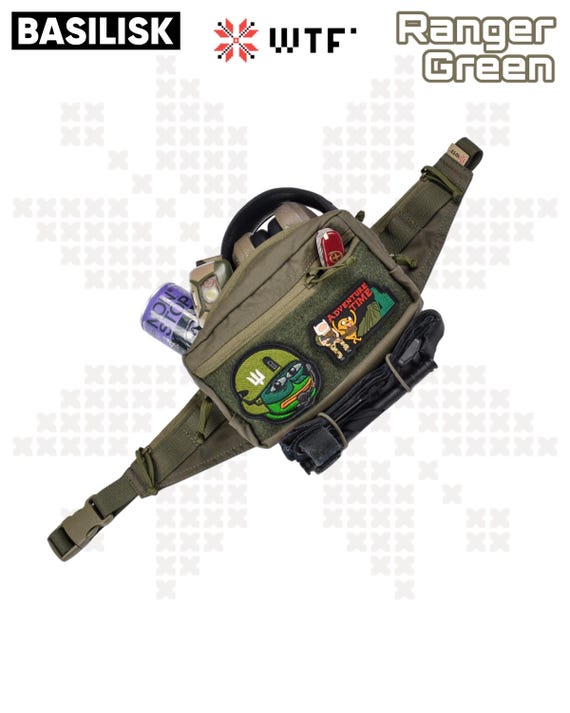 Fanny Pack BASILISK Ranger Green, EDC / Tactical Waist Bag - Etsy