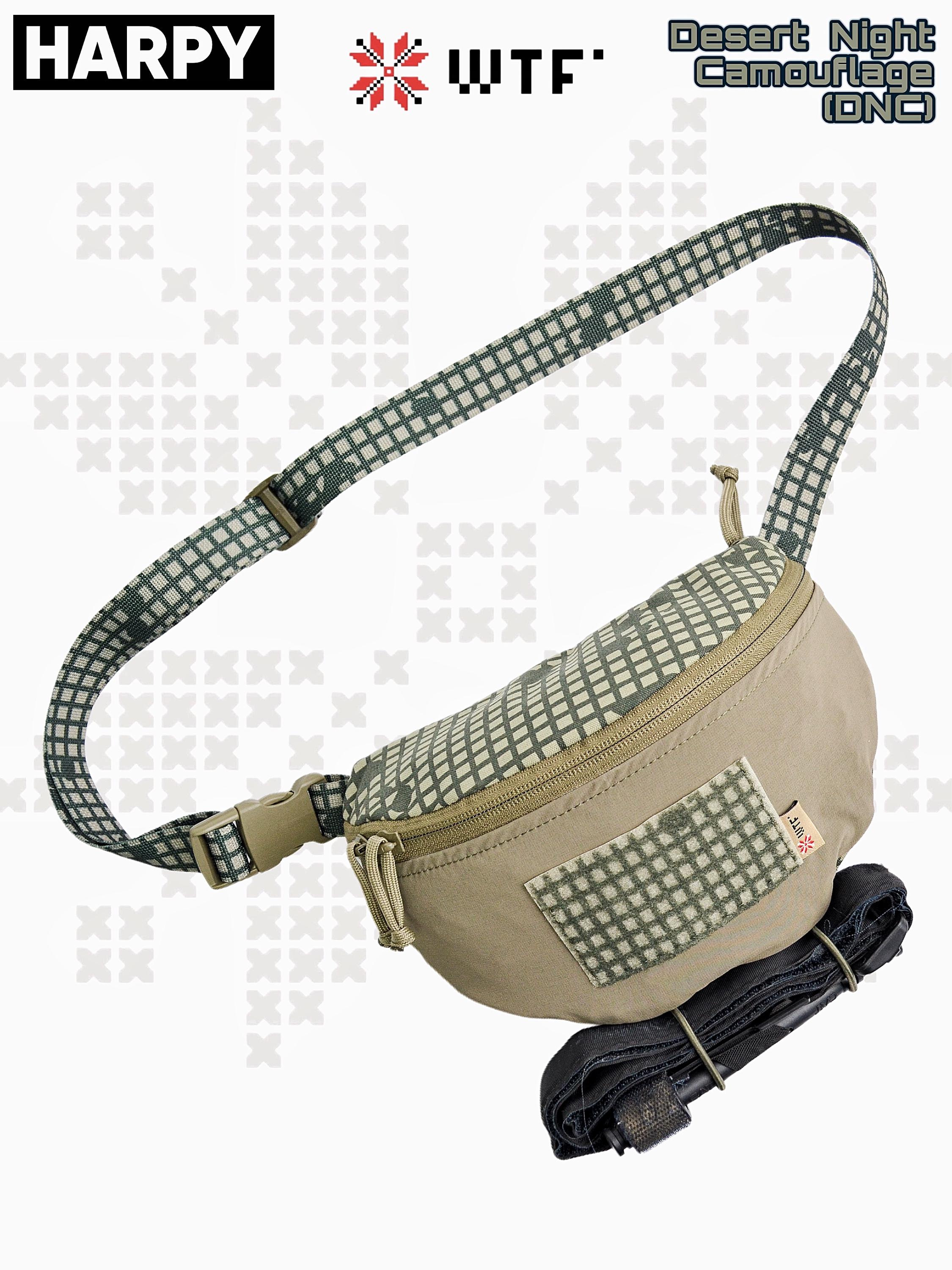 Dnc(desert Night Camo) Tactical Waist Pack – Compact EDC Utility